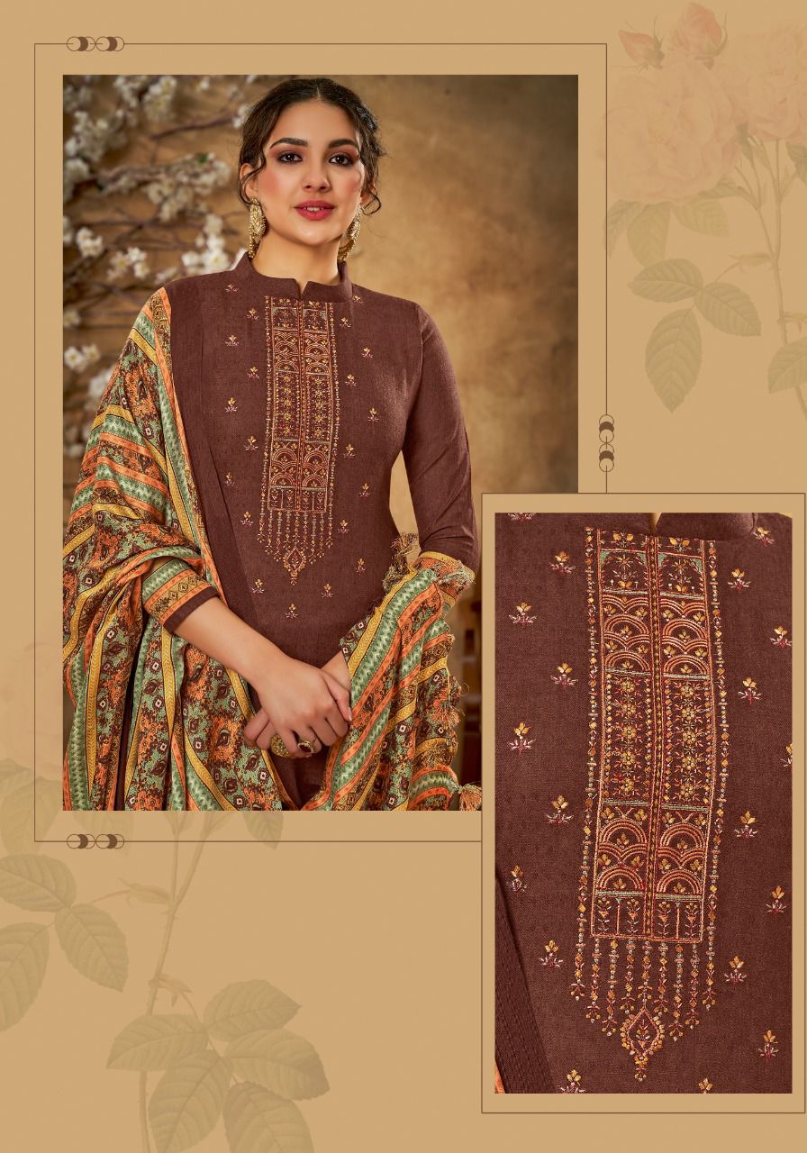 Balaji Noorani Winter Wear Pashmina Wholesale Dress Collection